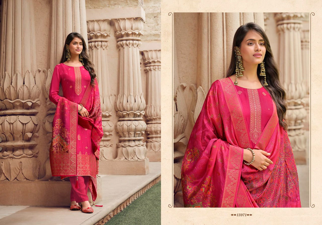Zisa Arshi New Exclusive Wear Jacquard Designer Salwar Kameez Collection
